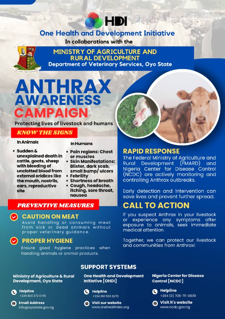 Graphics for the Risk Communication of the Anthrax Outbreak in Nigeria