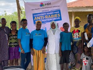 Picture moment at the Anti-rabies vaccination