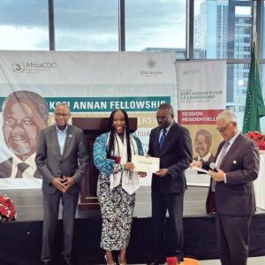 Pharm. Mbadiwe at the Kofi Annan Fellowship