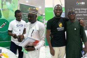 Dr Nasiru with Prof Sharubutu and Dr Nabil with Dr Anzaku