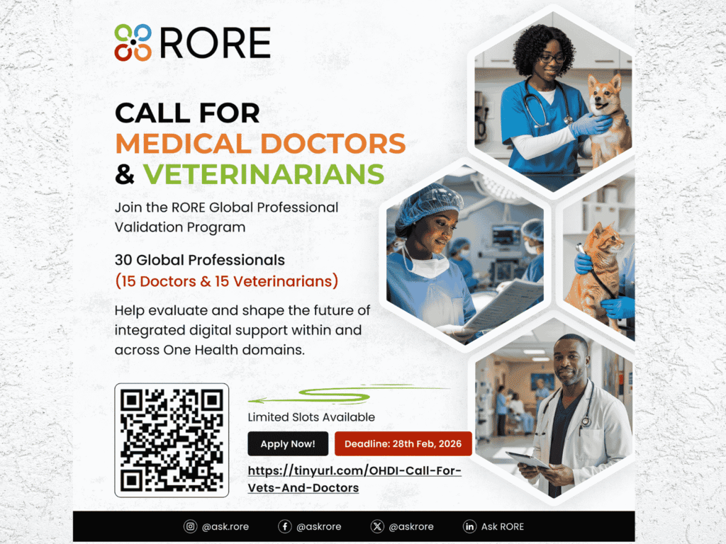 Call for Medical and Veterinary Doctors