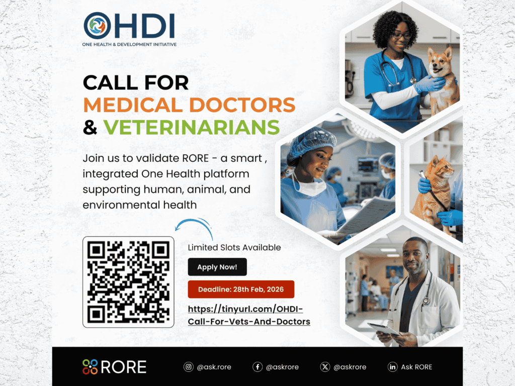 Call for Medical and Veterinary Doctors