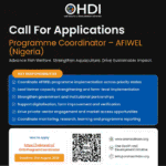 Vacancy: AFIWEL Programme Coordinator Nigeria