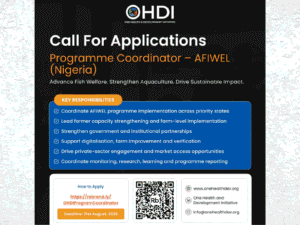 Vacancy: AFIWEL Programme Coordinator Nigeria